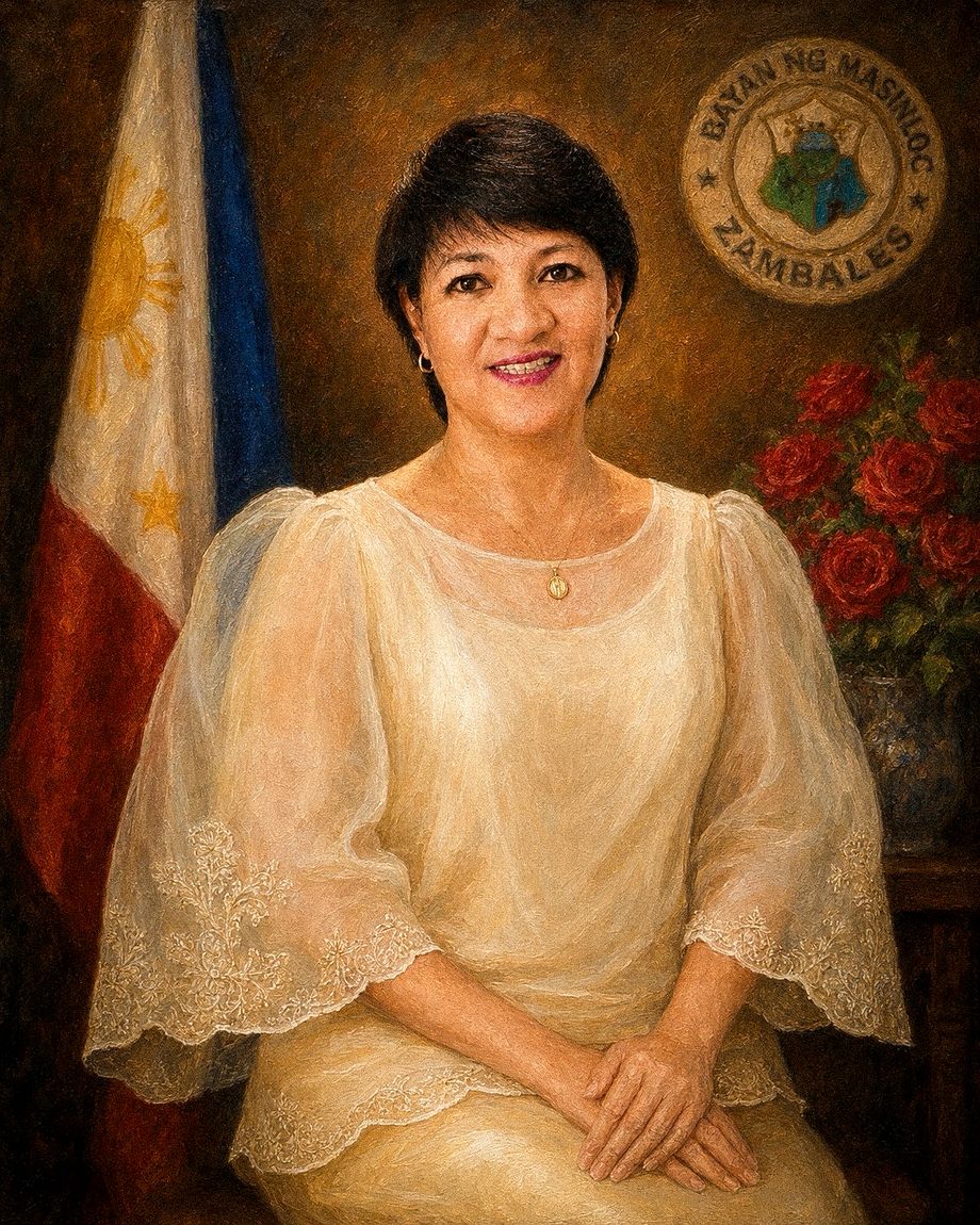 Portrait of Desiree S. Edora, former Municipal Mayor of Masinloc