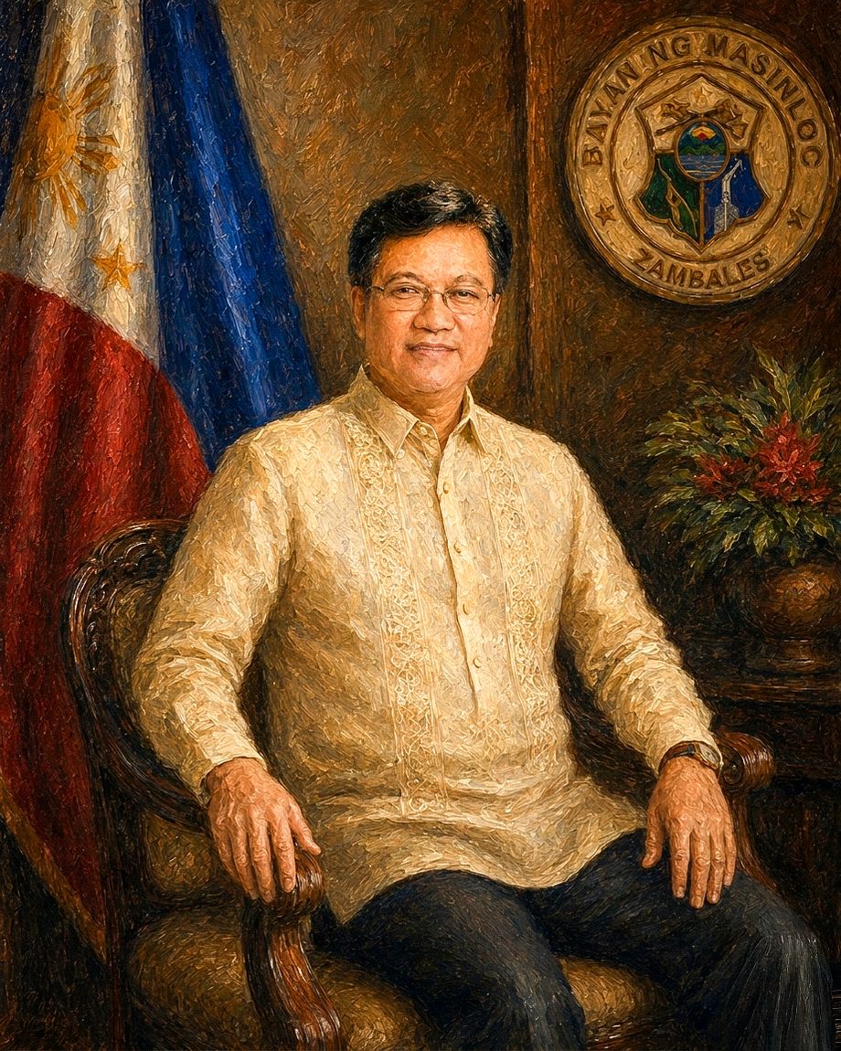 Portrait of Roberto M. Eamilao, former Municipal Mayor of Masinloc